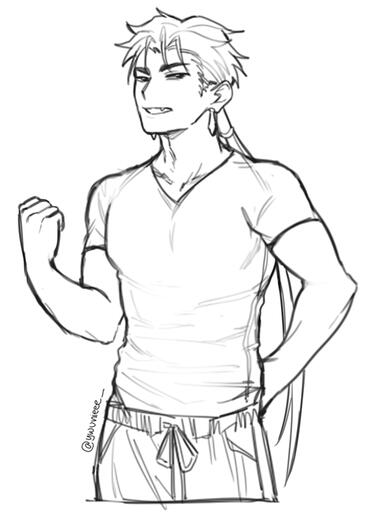 Cu Chulainn - Sketch